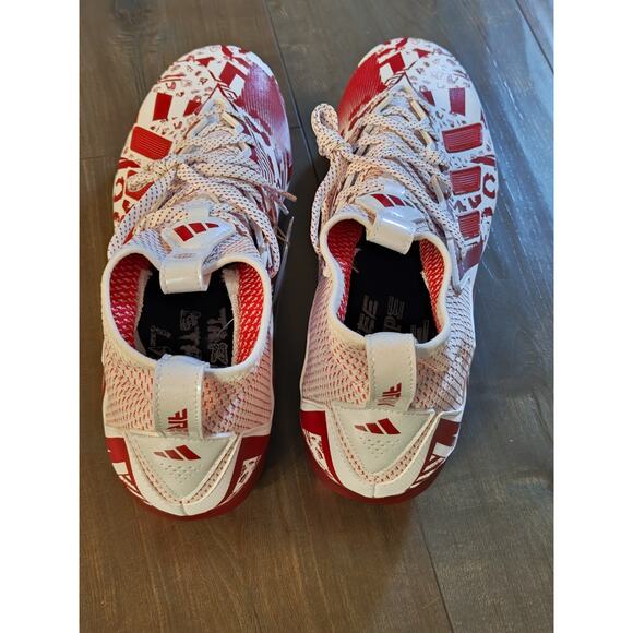 Freak 23 7v7 SMU Football Cleats Red White Size 14 New With Tags Turf Speed - Picture 3 of 7